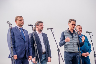 Одеська залізниця взяла участь у зустрічі першого судна фідерного сервісу за маршрутом ТІС-Поті-ТІС (16.10.2019)